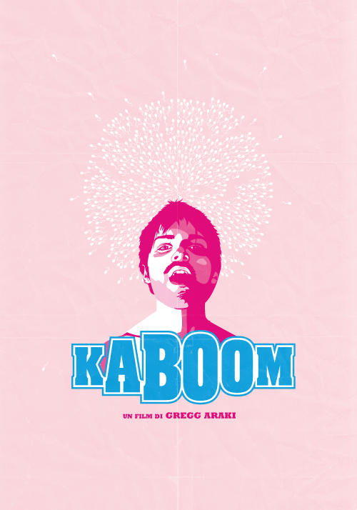 movie gay gregg araki poster sex kaboom explosion sperm sci-fi comedy  Thomas Dekker psychedelic Drugs homosexual orgasm