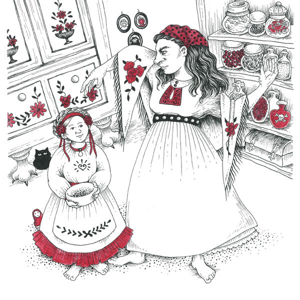 fairytale Baba Yaga Folklore Russia