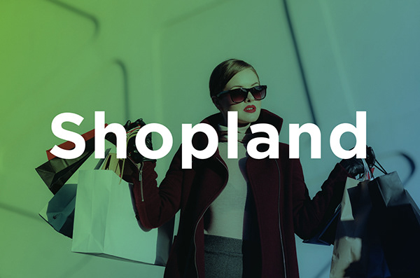 "Shopland" Website design concept