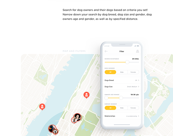 PupSocial. Platform for dog owners and their pups