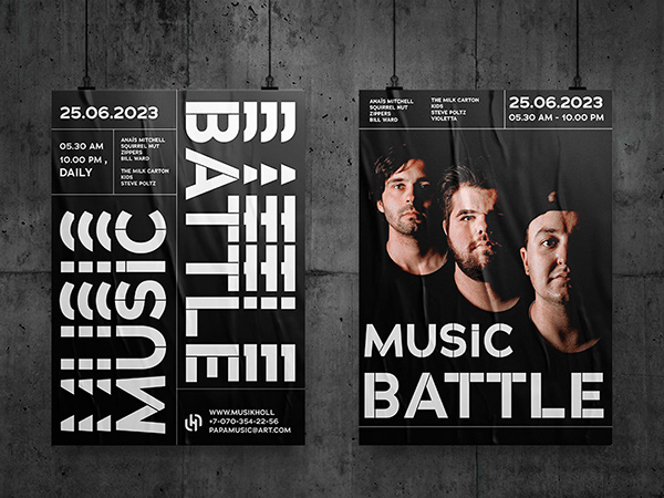 POSTER DESIGN FOR A MUSIC FESTIVAL I Дизайн постера