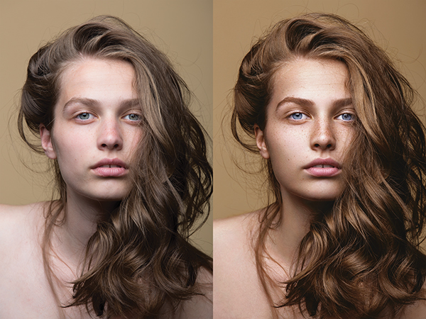 Before/After. Retouch.