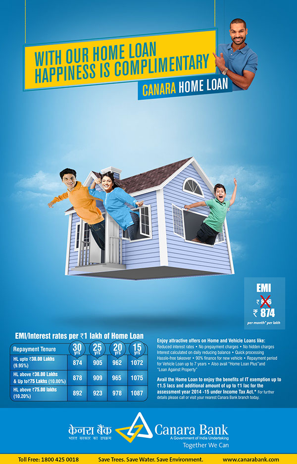 Canara Bank Home Loan Details MAARUF1