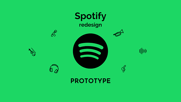 Spotify Redesign Prototype (Case Study)