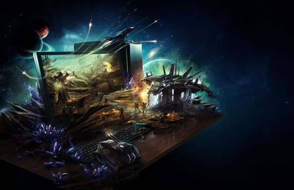 nvidia rts Gaming 3D sci-fi sugarrhyme karol kolodzinski karol kołodziński michal dziekan