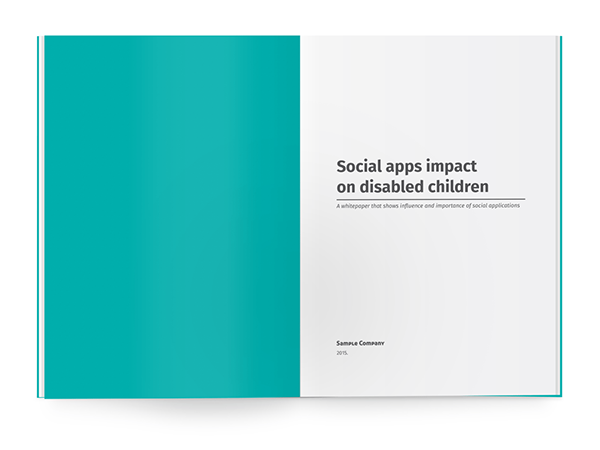 white paper whitepaper InDesign template
