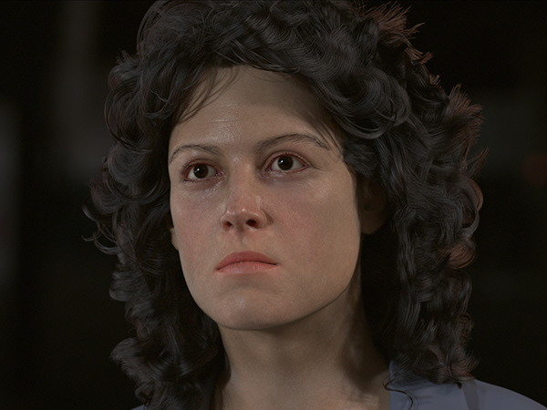 Lt. Ellen Louise Ripley from Alien (1979) - 3D