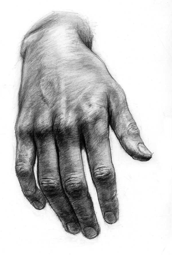 how to draw realistic left hand Game Of Hands on Behance