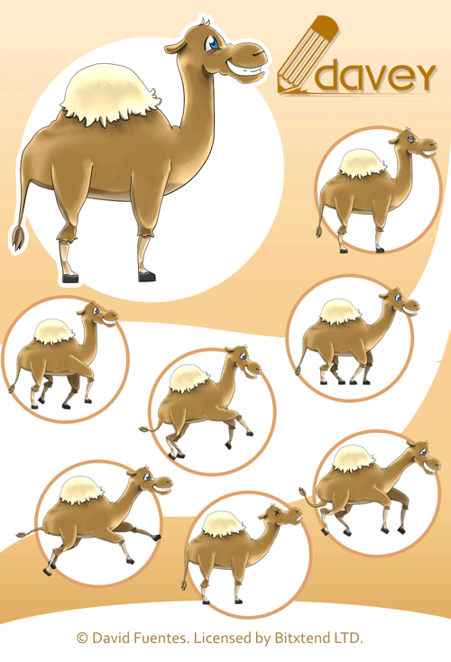 Camel Jump - Animation Sheet. on Behance