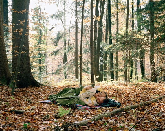self-portrait loneliness Nature landscapes forest portraits meditation
