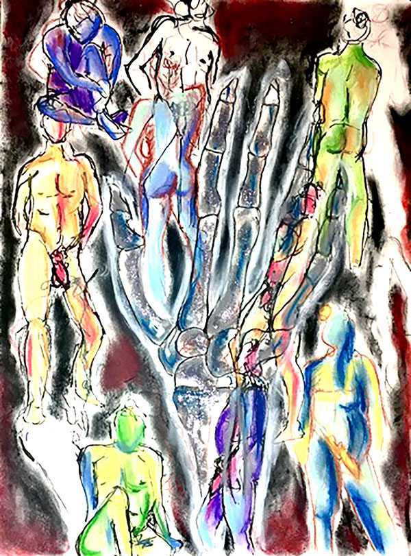 ILLUSTRATION  watercolor Drawing  prints Gesture Drawing life drawing mixed media art art prints colorful