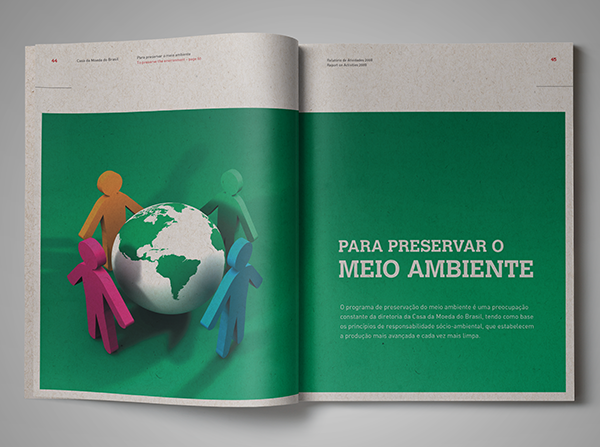 casa da moeda report annual report money currency coin dinheiro moeda Brazil Government print Booklet editorial Layout brochure