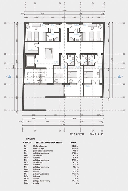 hotel building concrete facade seal