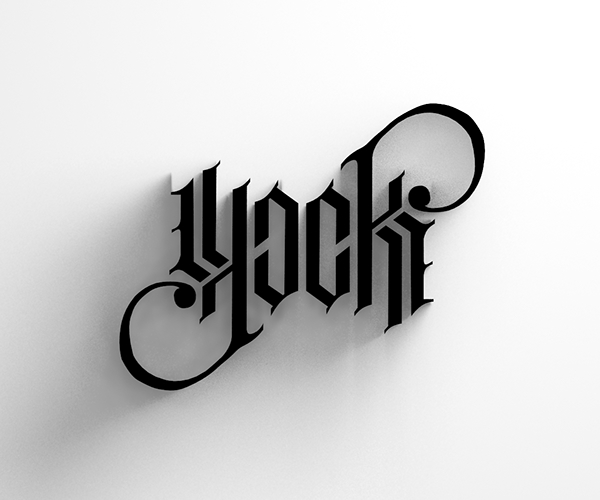 Selfi ambigrams typo on Behance