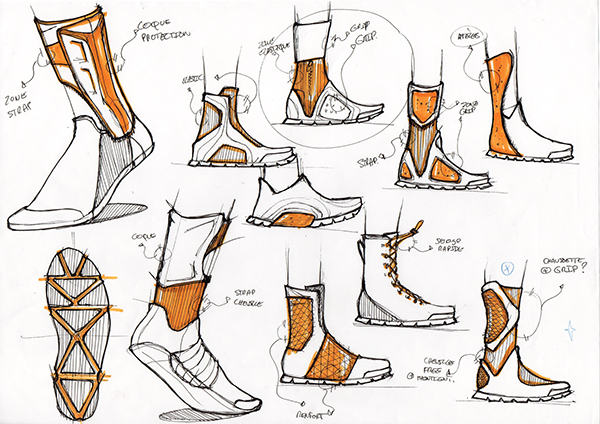Bull Original_Hand Sketches_Footwear