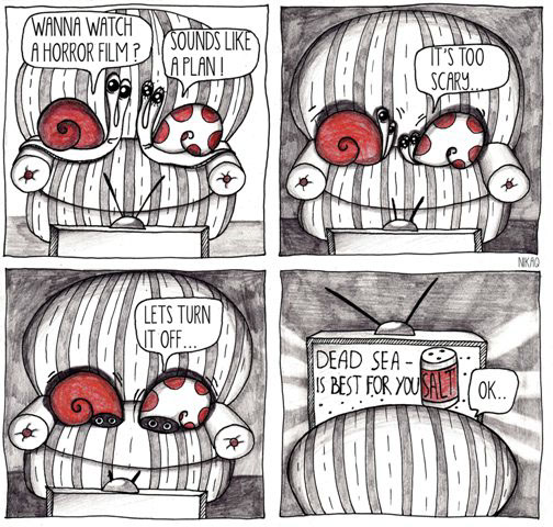 snail horror movie cartoon comic funny Salt