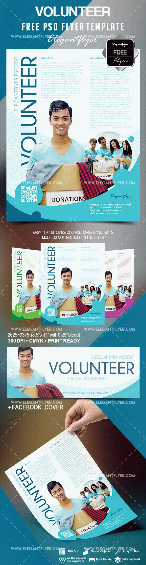 Free Volunteer Flyer Template on Behance In Volunteer Flyer Template Free