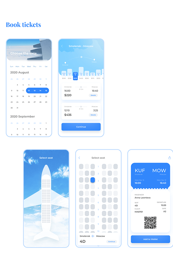 Travel app concept | Discover Russia