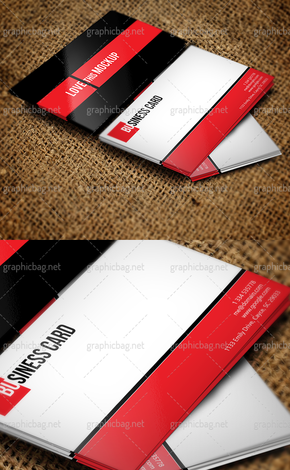 Mockup business card design psd photoshop