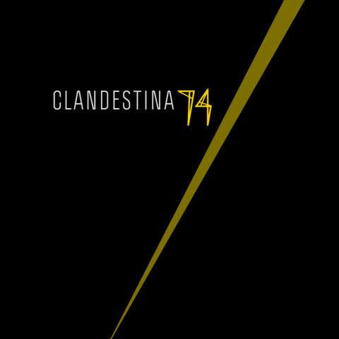 Logotipo logo clandestina74 branding 