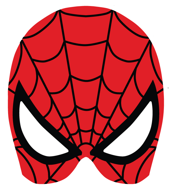 Marcaras de Carnaval DIY | Super-heróis | Template | Spiderman