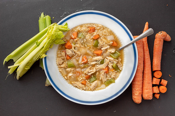 Food Photography- Chicken Soup