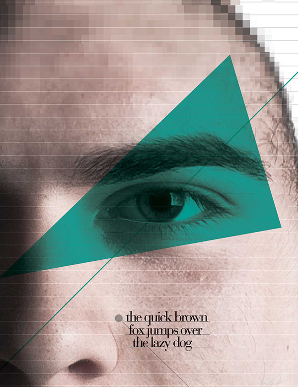 geometric self promo poster