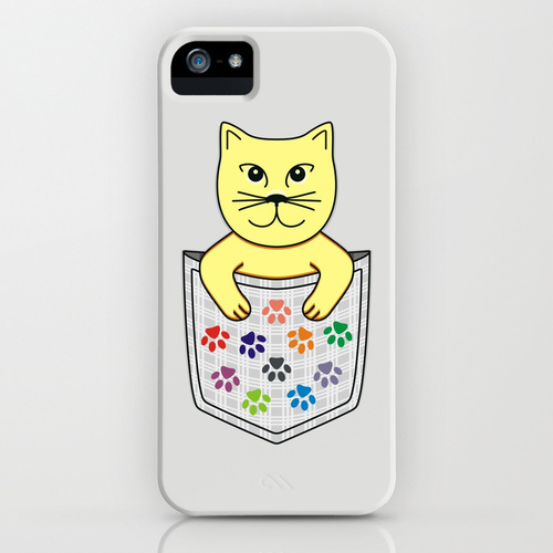 Cat kitten pocket cep cute kedi iphone iPad macbook case skin tee t-shirt men women