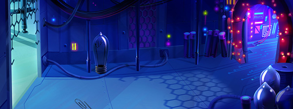 Background Paintings for 3-CISD Mad Scientist on Behance