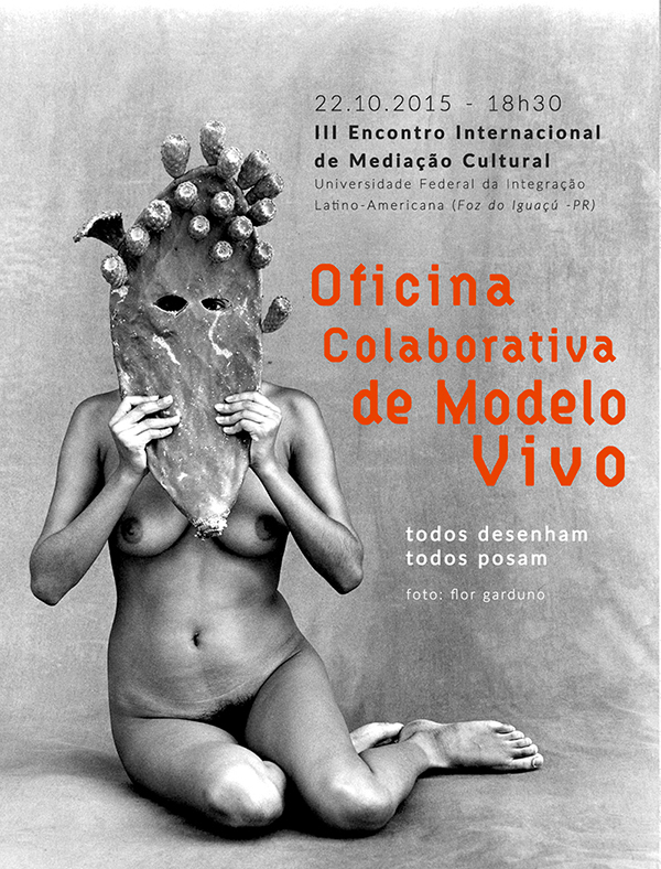 poster Invitation flyer Live Modeling Workshop art history