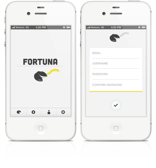 Fotune  Fortune cooke user experience Interface  interactive