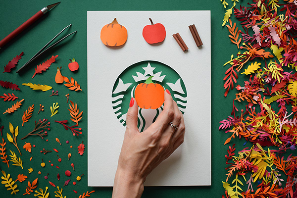 Starbucks Logo | paper art