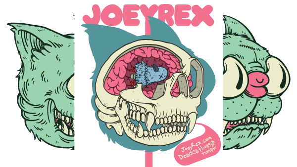 digital art promo editorial presentation joeyrex deadcat deadcatlives