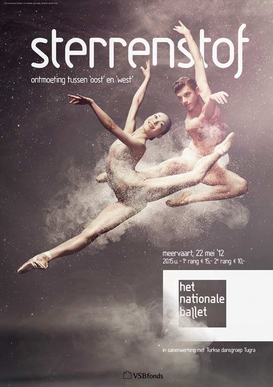 posters  ballet  typography  Photography  identity  me studio  amsterdam