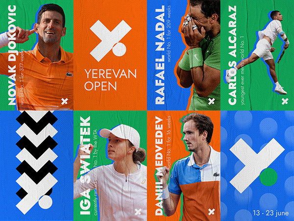 Yerevan Open Tennis Championships Brand Identity