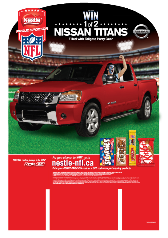 Point of Sale superbowl football sports Retail CONFECTIONARY Tool Kit pos chocolate Promotional promo win contest ad shopper marketing