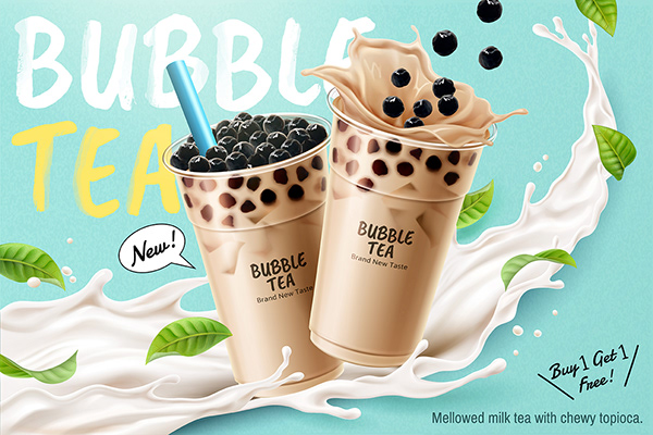 Summer Splash of Bubble Milk Tea!｜珍珠奶茶夏日來襲！
