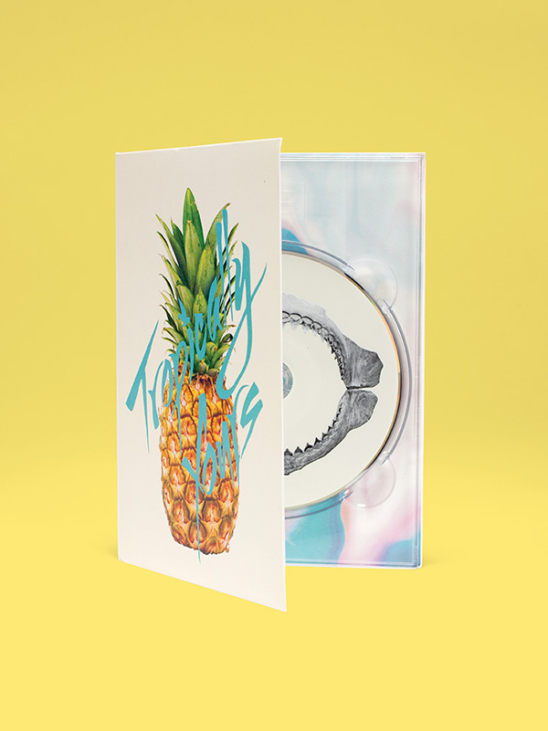 motion video surfing Dave Malcolm Pineapple lobster Tropical Tropically Yours Hand done type