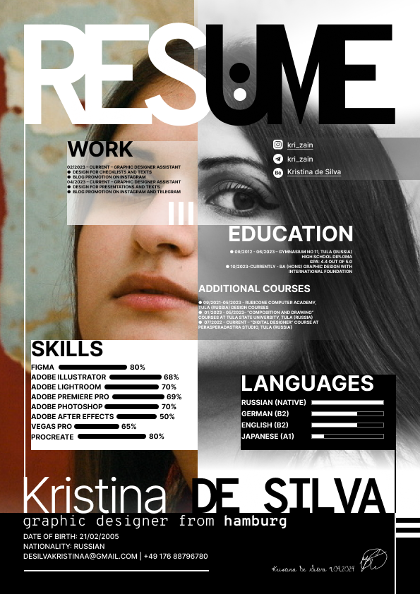 CV cv design Graphic Designer Photography  Resume Curriculum Vitae portfolio remote working hamburg