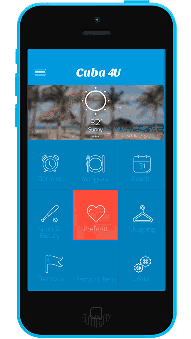 mobile iphone UI ux flat app cuba weather map tourism gif aftereffects Appdesign Mobile UI ios