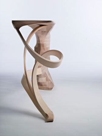 sculpture art woodwork table craft