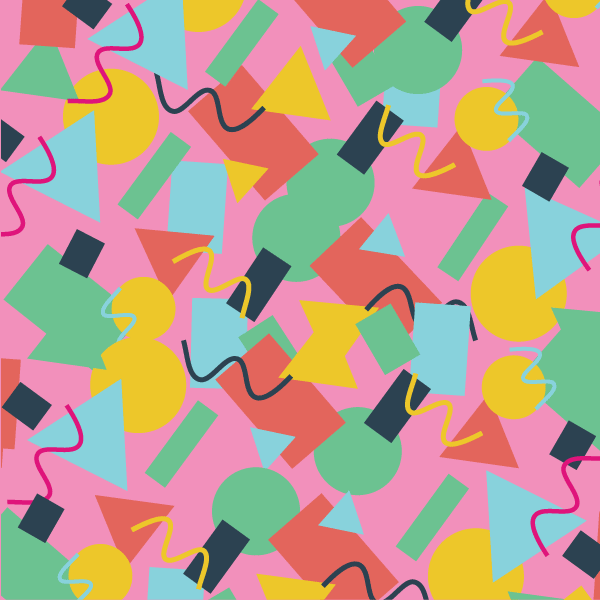 Adobe Portfolio brand festival poster colorful geometric brand identity teaser GIF