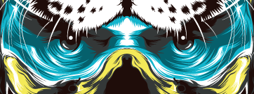 torek vector skull eagle tiger art digital t-shirt