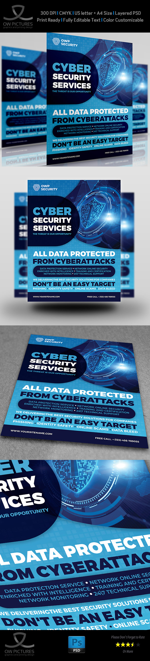 antivirus attacks awareness cyber cyber attacks cyber security flyer cyber security poster cyberattacks data bleed data protected