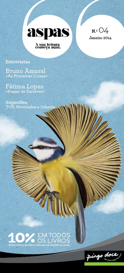magazine literature books bird surrealistic SKY paint draw cover brochure animal person line imagination different