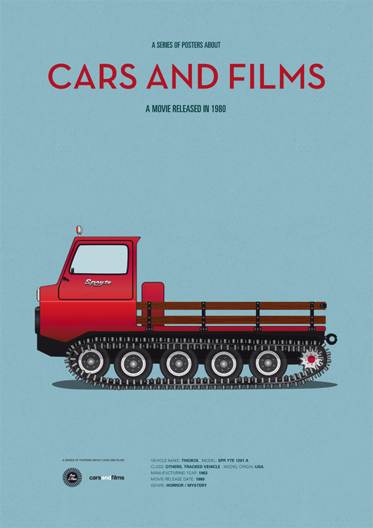 Cars films Movies jesus prudencio sevilla carteles prints posters ilustracion automotive   Vehicle iconic famous design cars and films