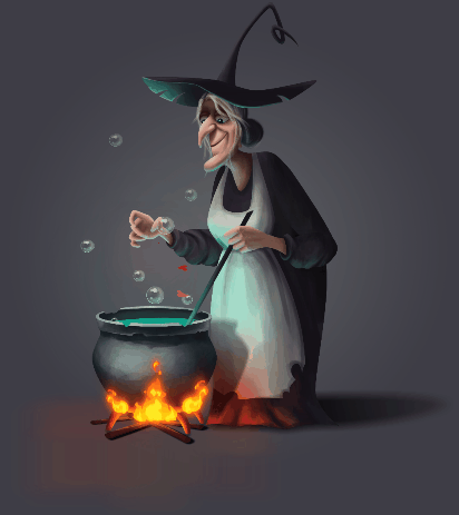 Witch 2D Animation and Character Design on Behance