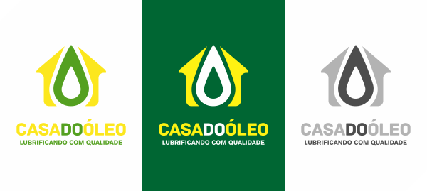 oil casa house CASADOÓLEO oleo carro Automóvel Brasil logo identity troca de óleo