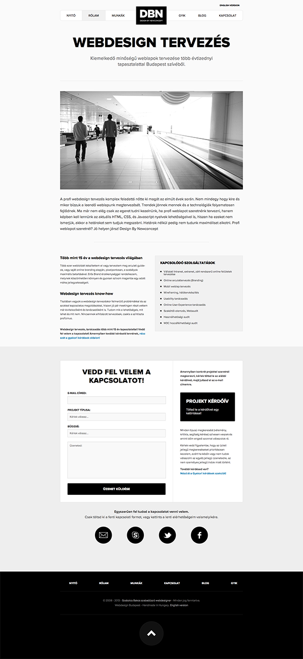 clean White black minima minimal minimalistic portfolio css HTML simple