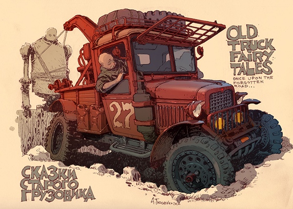 Old truck fairy tales